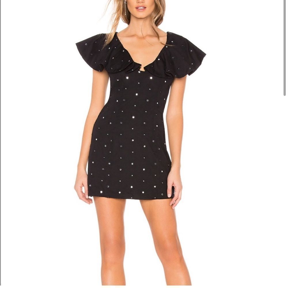 Revolve, Lovers And Friends, Lulu Mini Dress In Black